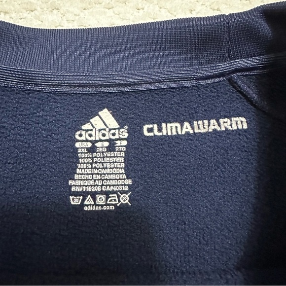 Adidas ClimaWarm Michigan Wolverines Sweatshirt Men’s Sz XXL - Picture 6 of 6